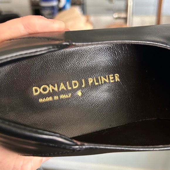 Donald J. Pliner Men’s Nappa Stretch Rex Leather Loafers in Black Sz 11.5 main image 8